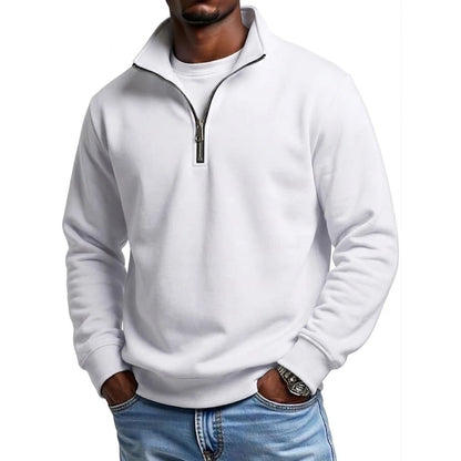 Braga Men's Relaxed Quarter-Zip Sweatshirt