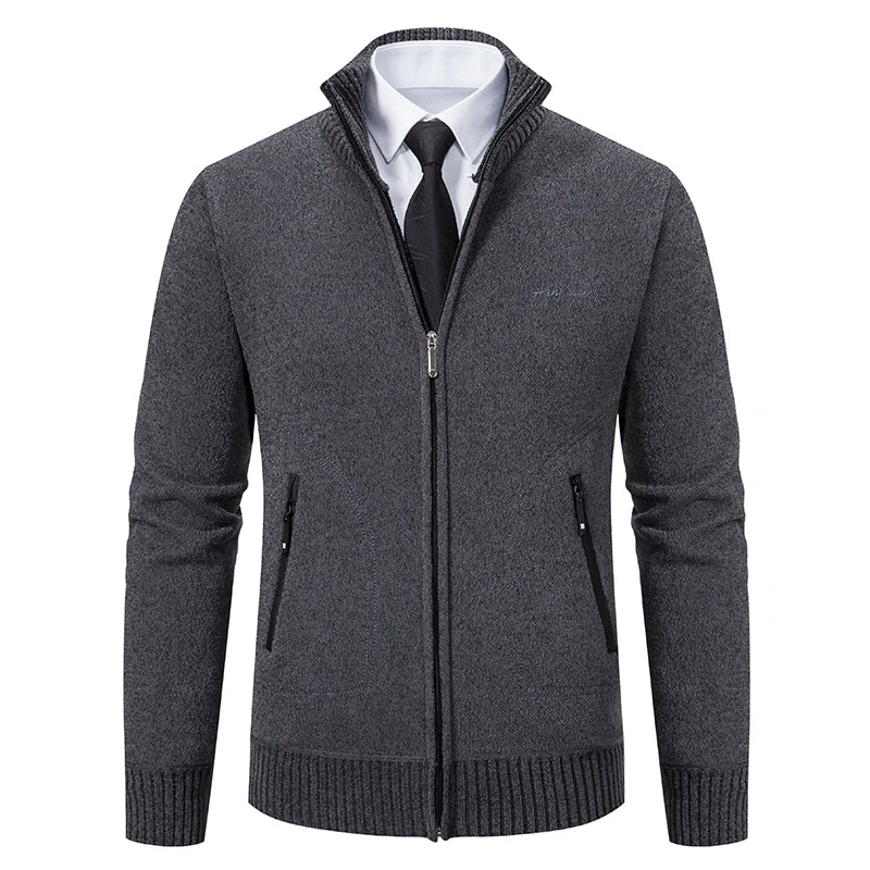Belgrave Men's Premium Knitted Zip Cardigan