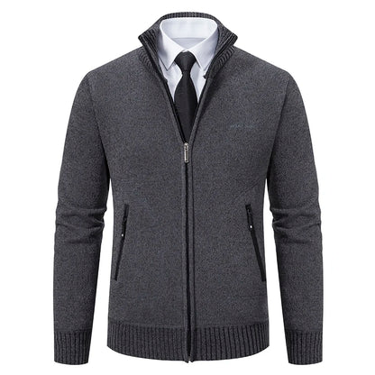 Belgrave Men's Premium Knitted Zip Cardigan