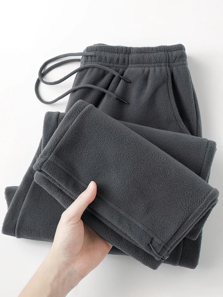 Clapham Men's Wide-Leg Fleece Joggers
