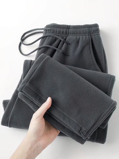 Clapham Men's Wide-Leg Fleece Joggers