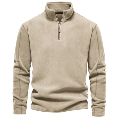 Putney Men's Polar Fleece Quarter-Zip Pullover
