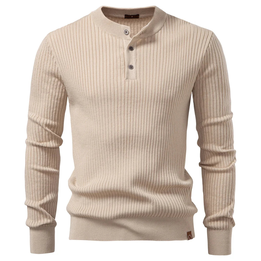Theo Men's Ribbed Henley