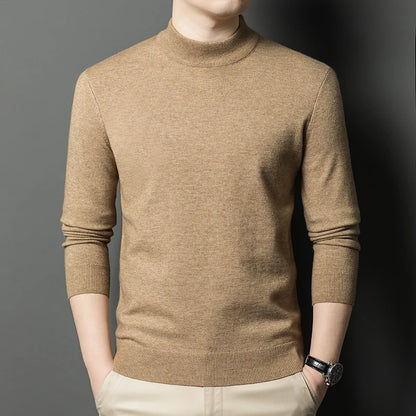 Monaco Men's Mock-Neck Knit Jumper