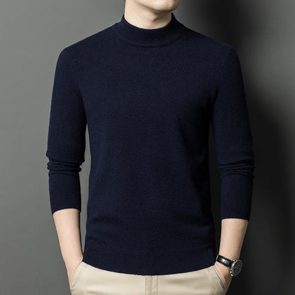 Monaco Men's Mock-Neck Knit Jumper