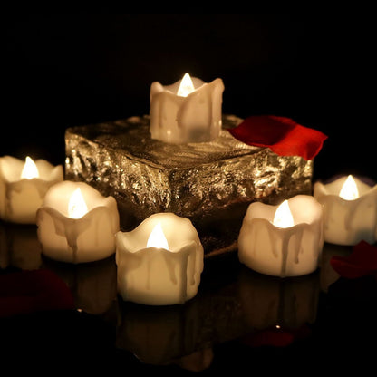 Flameless LED Candles Set - Realistic Flickering, Battery-Operated