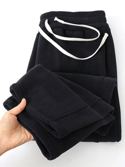 Clapham Men's Wide-Leg Fleece Joggers