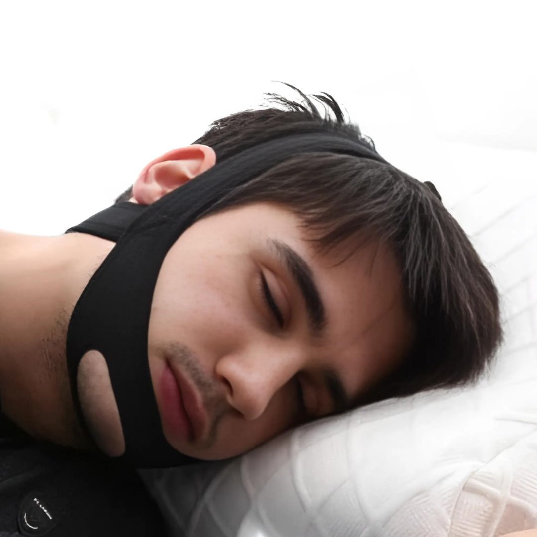 SilentRest Premium Full Head Chin Strap for Snoring Support