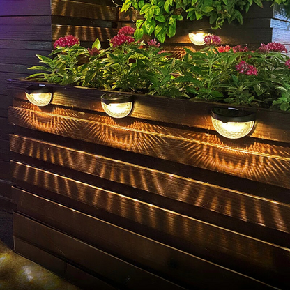 Solar Outdoor Wall Lamp - Waterproof, Wire-Free Setup