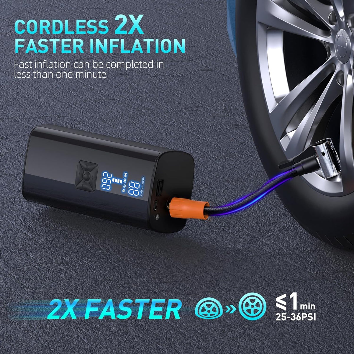 TurboAir All-In-One Portable Air Pump