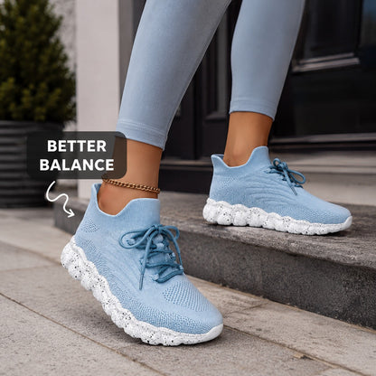Balancestep Orthopedic Wide Toe Shoes For Women Colour Light Blue Better Balance Lifestyle
