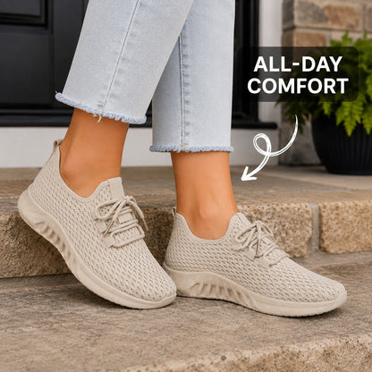 Bloom Comfortable Flat Shoes For Women Colour Beige All Day Comfort Lifestyle