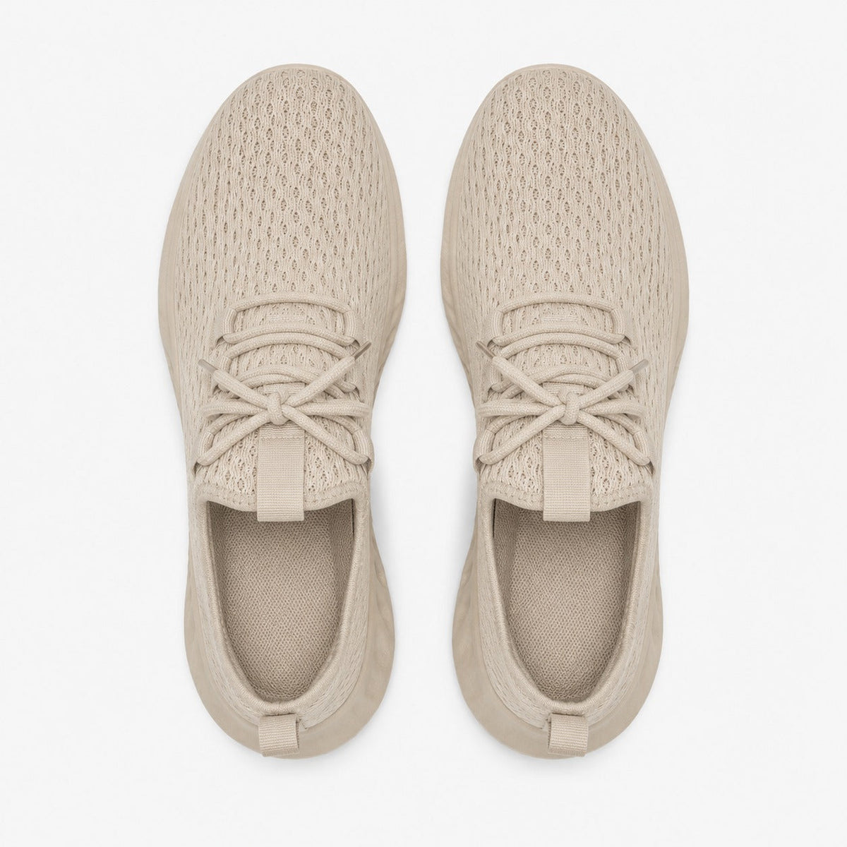 Bloom Comfortable Flat Shoes For Women Colour Beige Top Down Detail