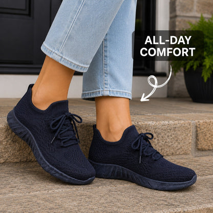 Bloom Comfortable Flat Shoes For Women Colour Navy All Day Comfort Lifestyle