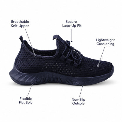 Bloom Comfortable Flat Shoes For Women Colour Navy Feature Diagram