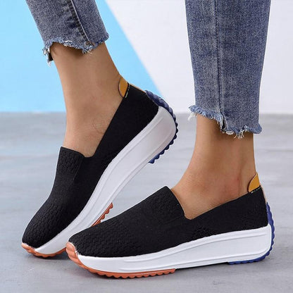 Flexora Mesh Glide Slip-Ons - Bunion Sneakers