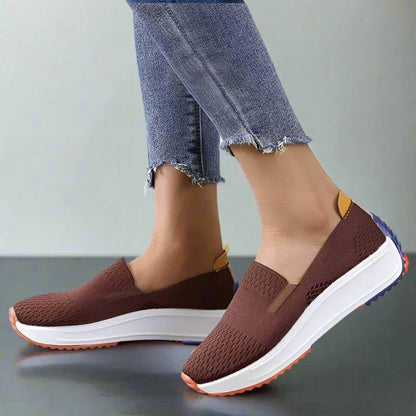 Flexora Mesh Glide Slip-Ons - Bunion Sneakers