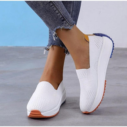 Flexora Mesh Glide Slip-Ons - Bunion Sneakers