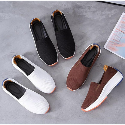 Flexora Mesh Glide Slip-Ons - Bunion Sneakers