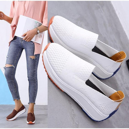 Flexora Mesh Glide Slip-Ons - Bunion Sneakers