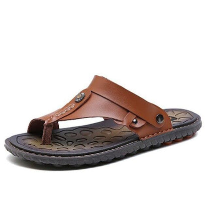 Stravon Mens Comfy Flip-Flops - Back-Strap