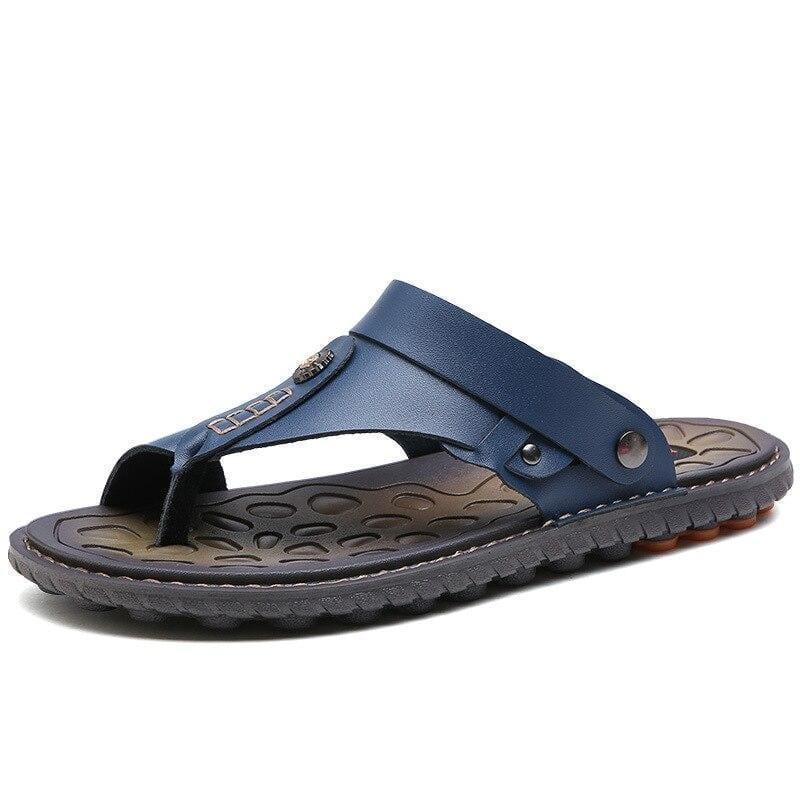 Stravon Mens Comfy Flip-Flops - Back-Strap