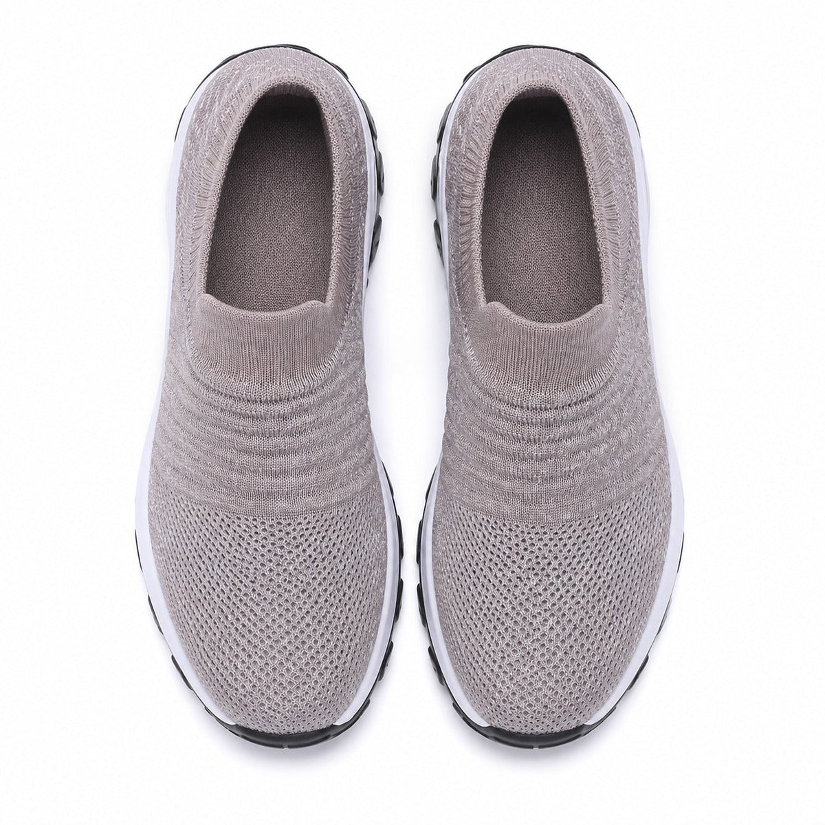 Carestep Non Slip Nursing Shoes For Women Colour Grey Top Down Detail