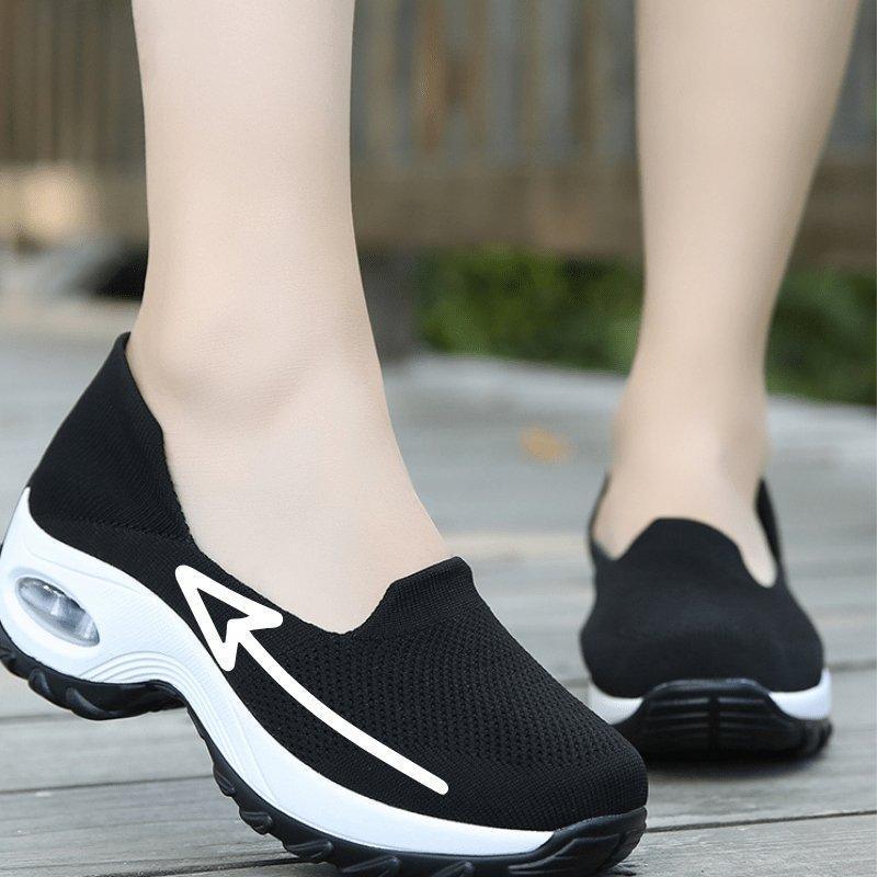 Stridea Women's Air Cushion Walking Shoes - Arch Support