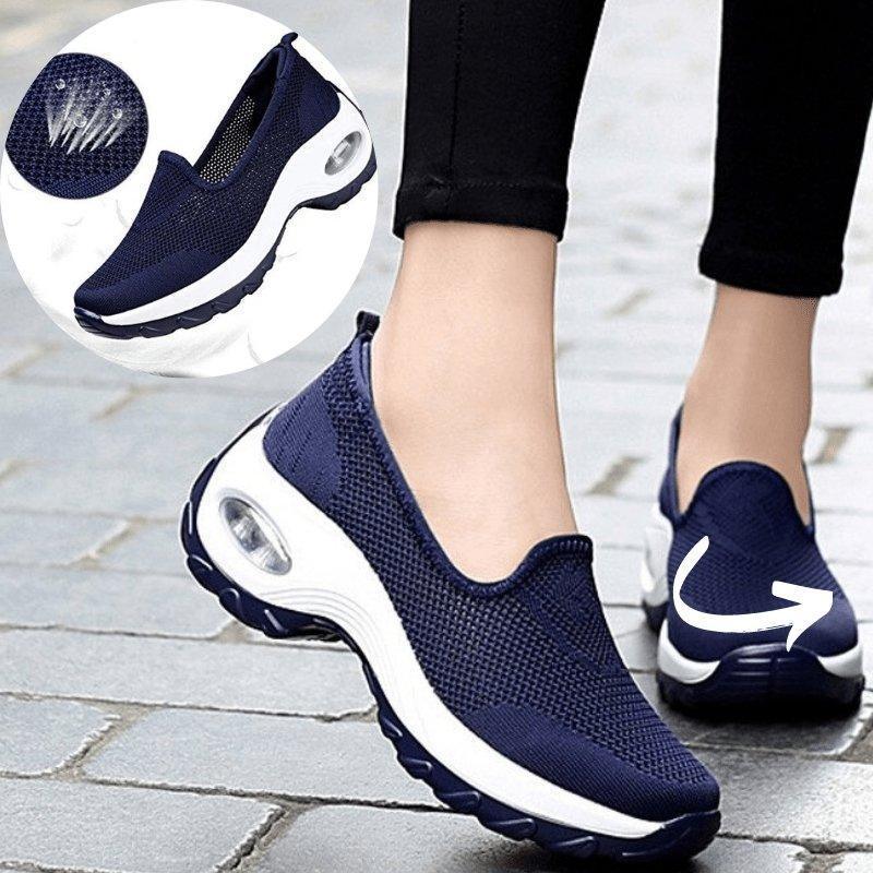 Stridea Women's Air Cushion Walking Shoes - Arch Support