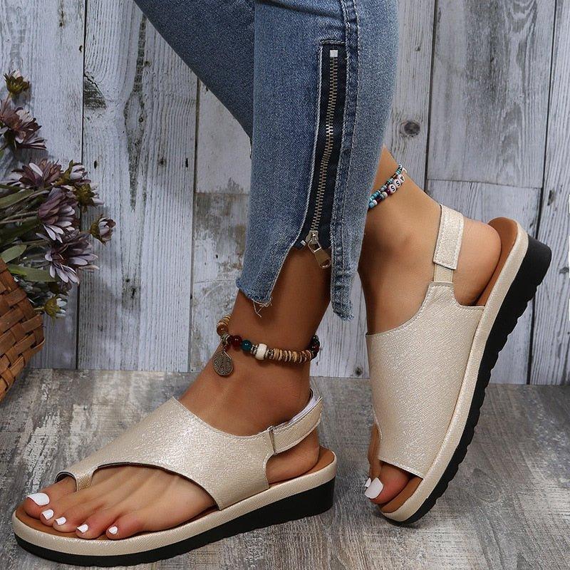 Celeste Sandals for Bunions - Wide Toe Box, Back Strap