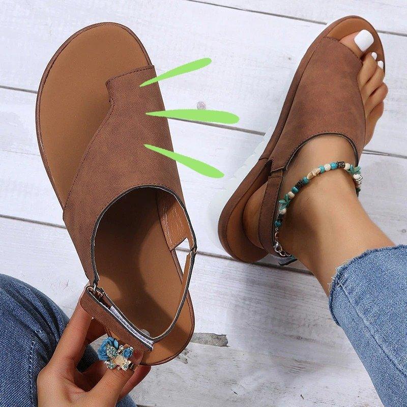Celeste Sandals for Bunions - Wide Toe Box, Back Strap