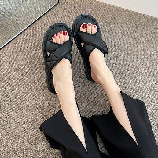 Talia Wide Comfortable Flip-Flops for Women