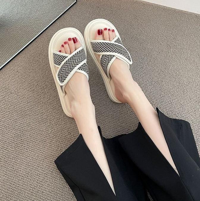 Talia Wide Comfortable Flip-Flops for Women