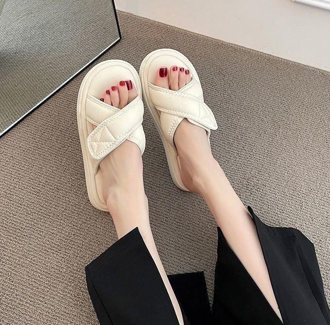 Talia Wide Comfortable Flip-Flops for Women