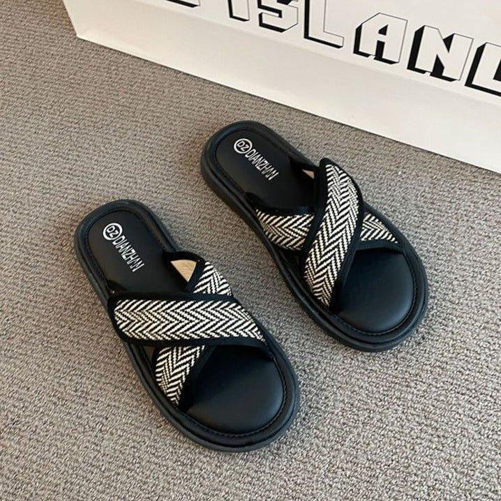 Talia Wide Comfortable Flip-Flops for Women