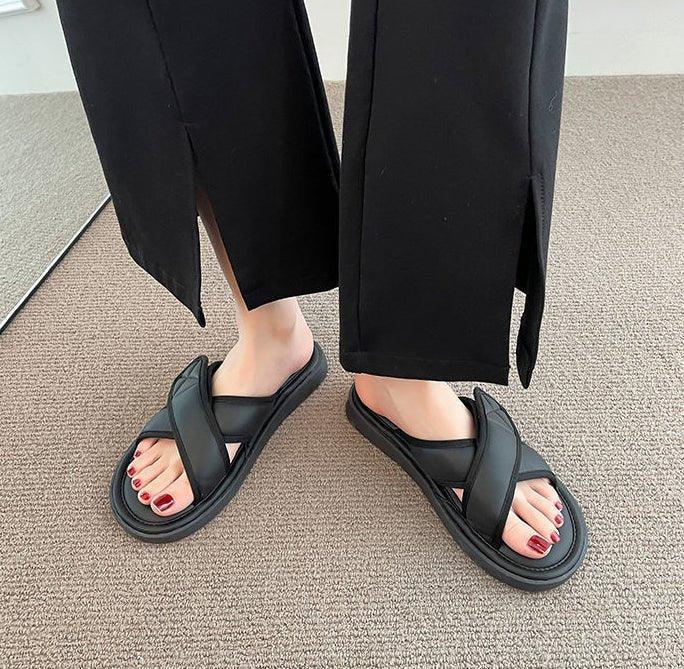Talia Wide Comfortable Flip-Flops for Women