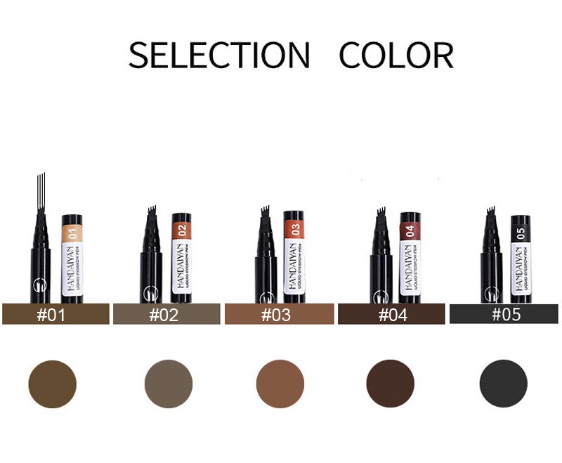BrowMaster 4-Tip Waterproof Eyebrow Pen