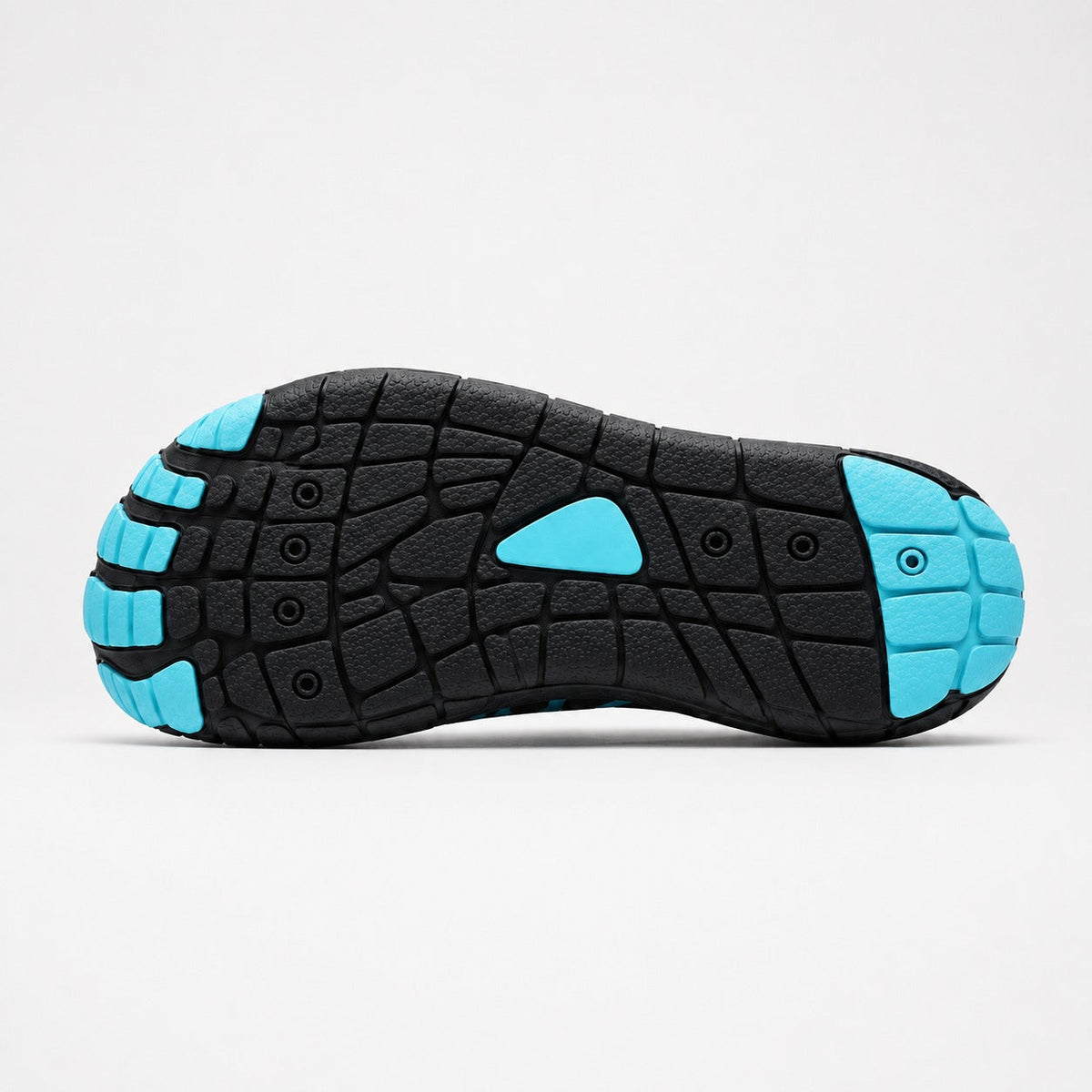 Flux Flexible Sole Barefoot Shoes For Women Colour Black Blue Outsole Detail