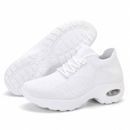 Grace Womens Orthopedic Comfort Shoes White Front Hero Pair Sole
