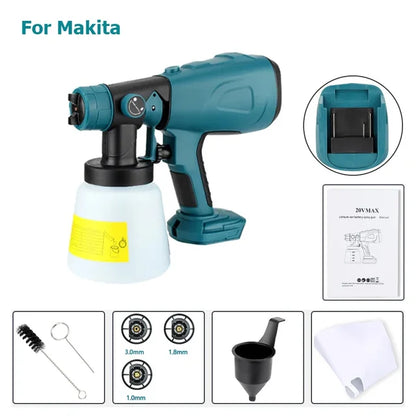 VersaSpray Universal Paint Sprayer – Spray Paint Anywhere (Battery-Compatible)
