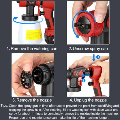 VersaSpray Universal Paint Sprayer – Spray Paint Anywhere (Battery-Compatible)