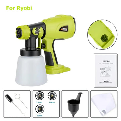 VersaSpray Universal Paint Sprayer – Spray Paint Anywhere (Battery-Compatible)