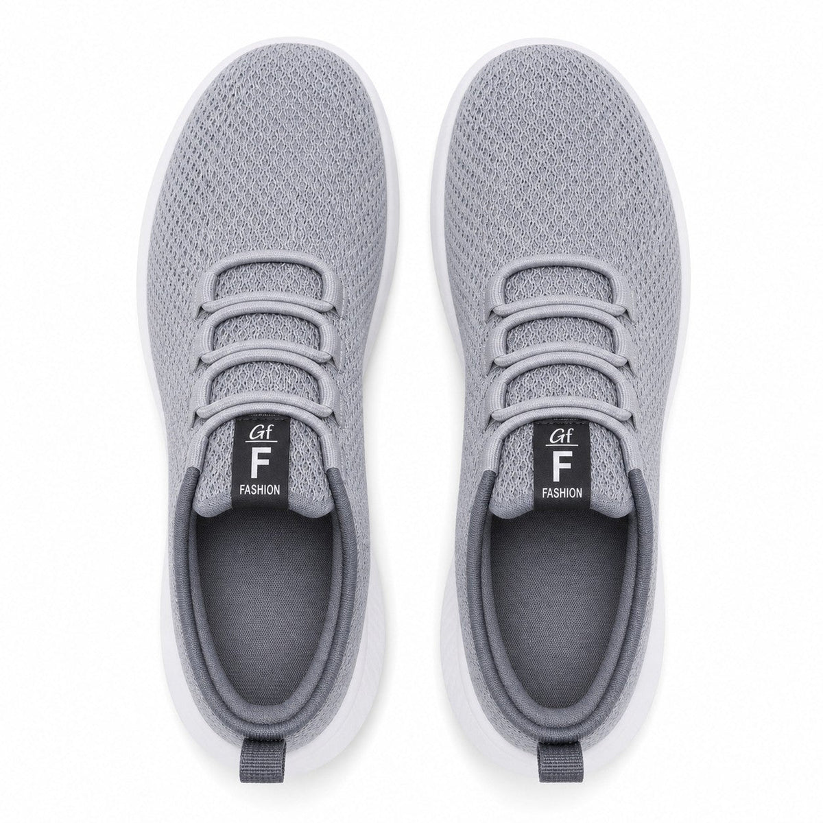 Litestep Womens Everyday Lightweight Sneakers Gray Top Down Detail