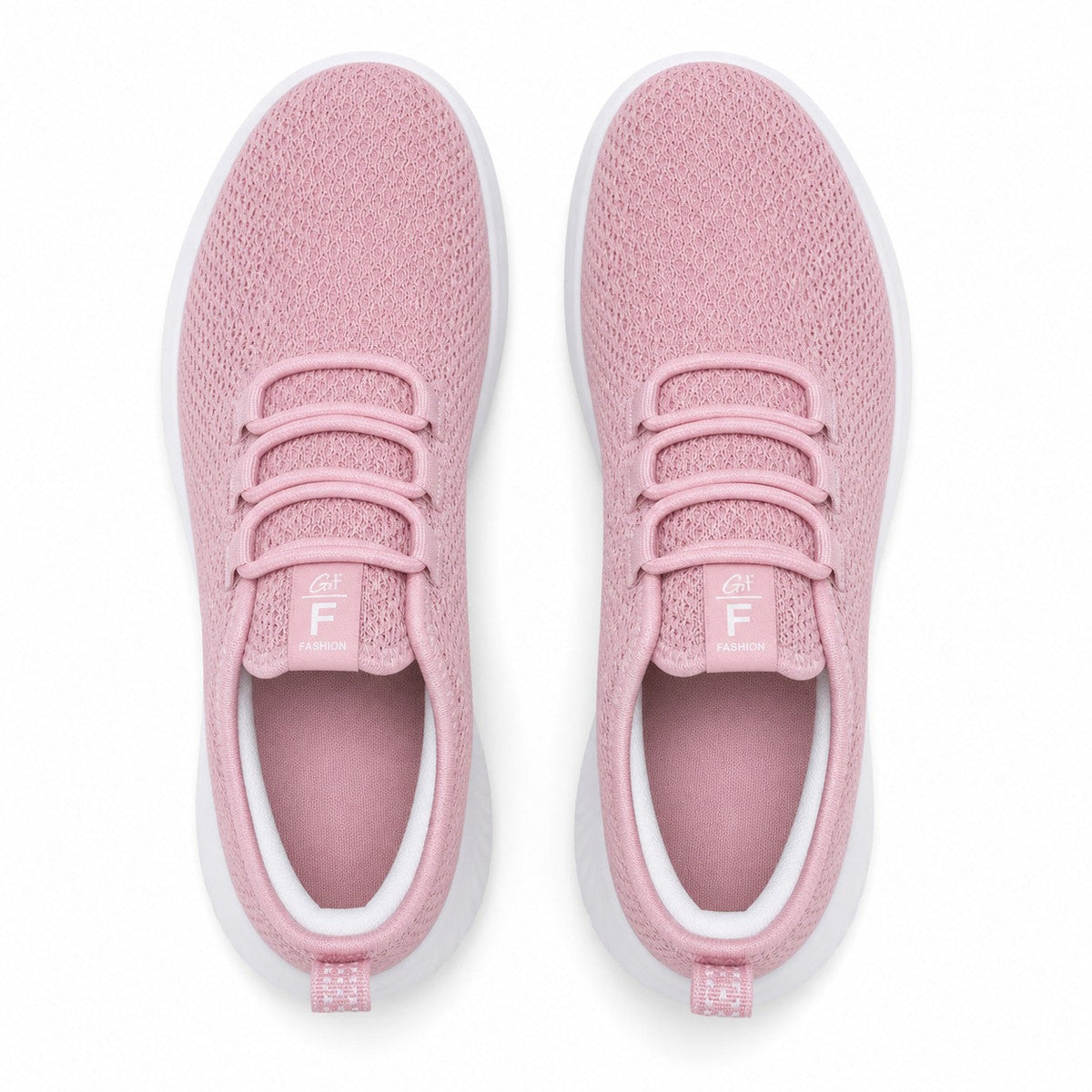 Litestep Womens Everyday Lightweight Sneakers Pink Top Down Detail