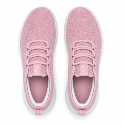 Litestep Womens Everyday Lightweight Sneakers Pink Top Down Detail