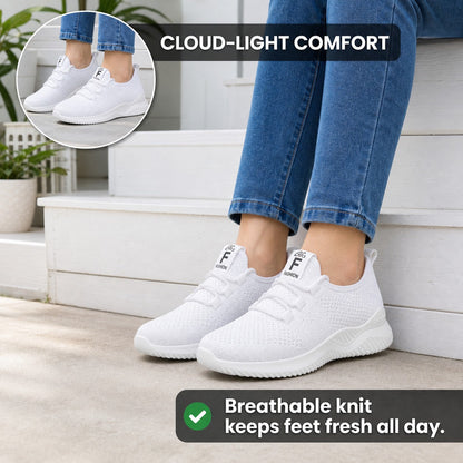 Litestep Womens Everyday Lightweight Sneakers White Cloud Light Comfort Feature