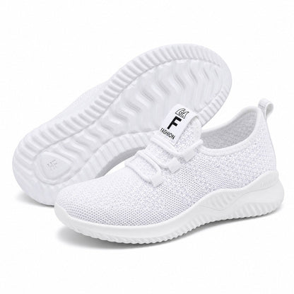 Litestep Womens Everyday Lightweight Sneakers White Front Hero Pair Sole