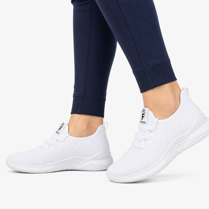 Litestep Womens Everyday Lightweight Sneakers White Model Wearing