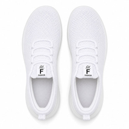 Litestep Womens Everyday Lightweight Sneakers White Top Down Detail