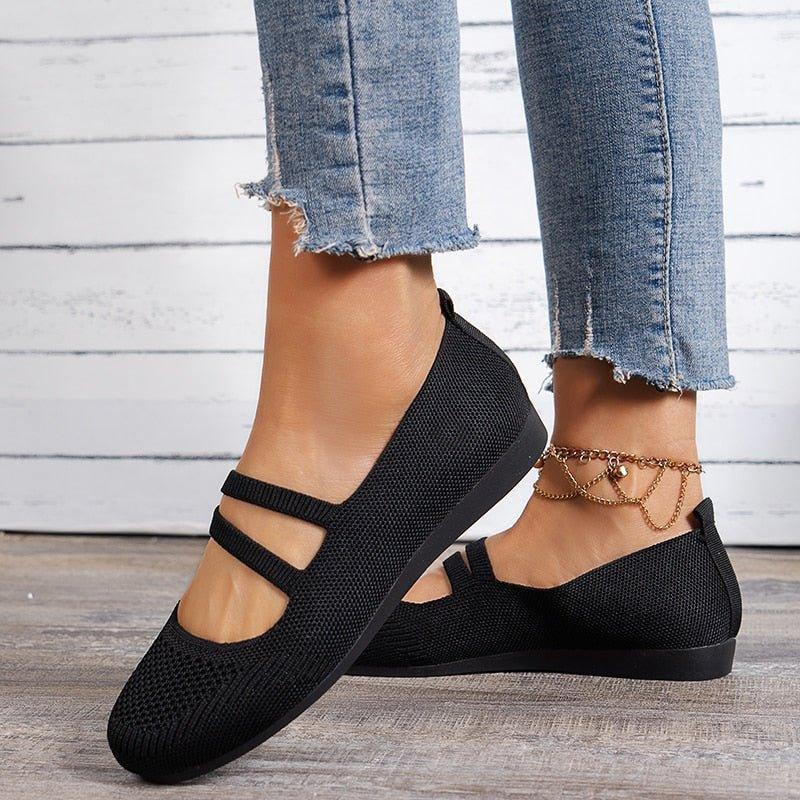 Bellora Mesh Ballet Flats for Bunions